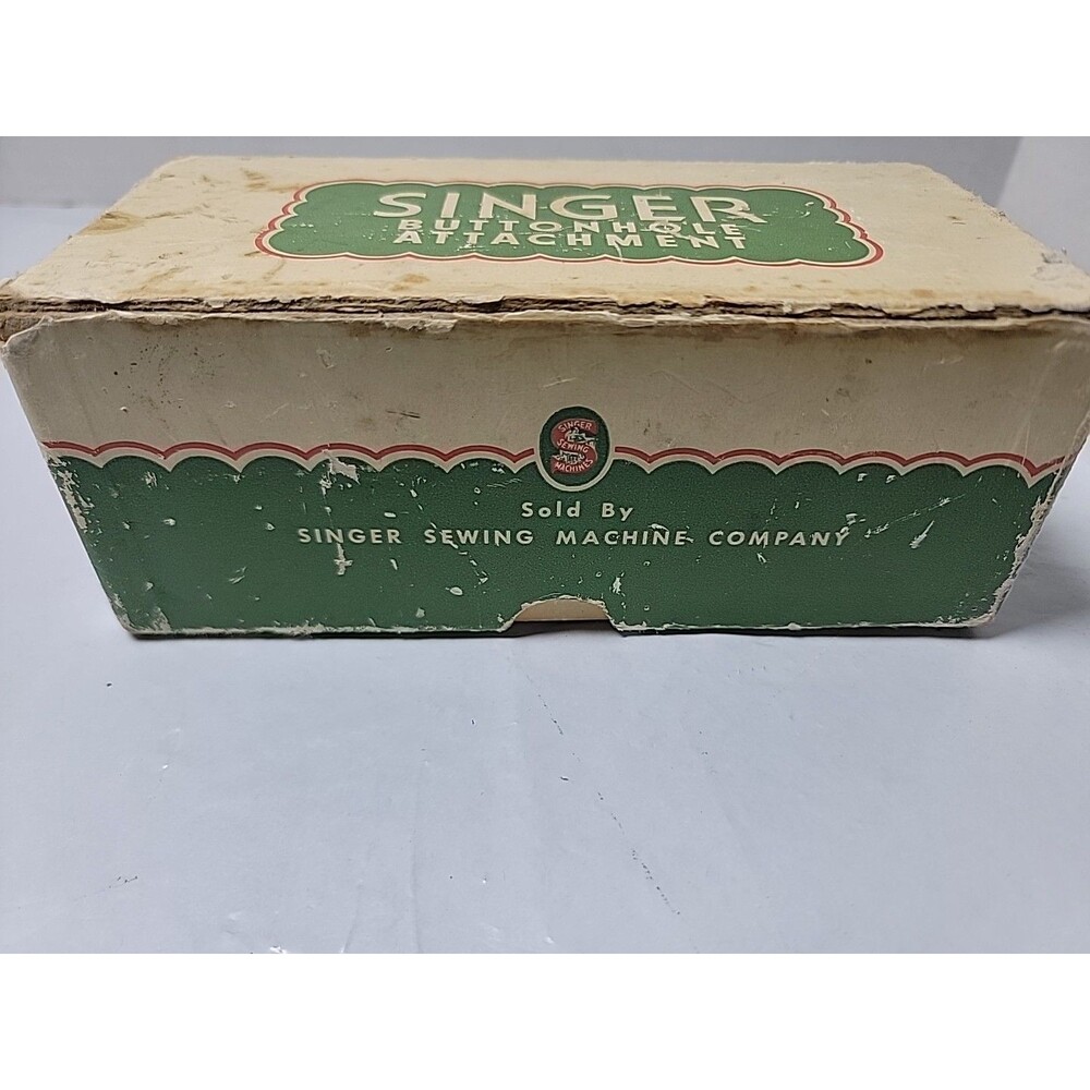 Singer Buttonhole Attachment 121795 Complete In Original Box Sewing Machine - Picture 2 of 11